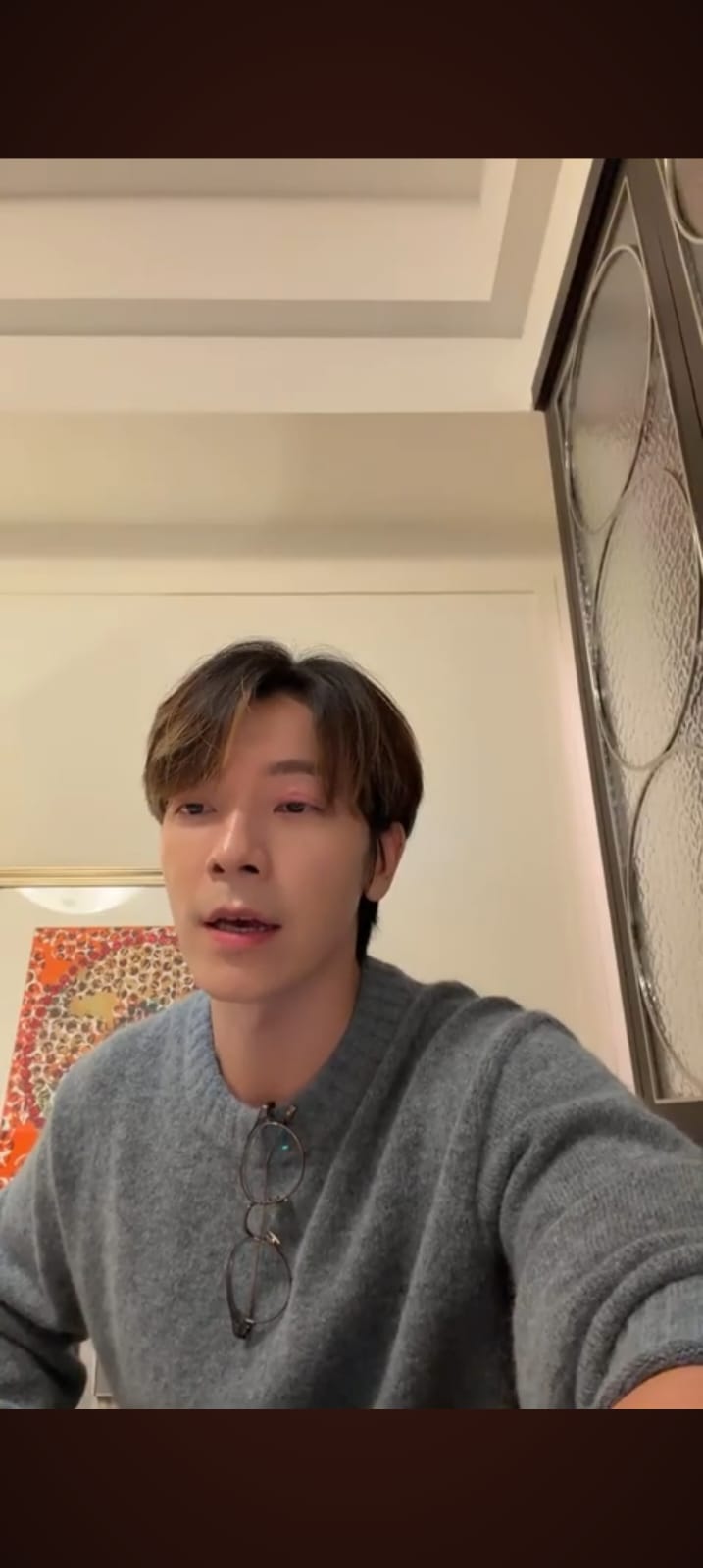 A moment captured by Super Junior's fan