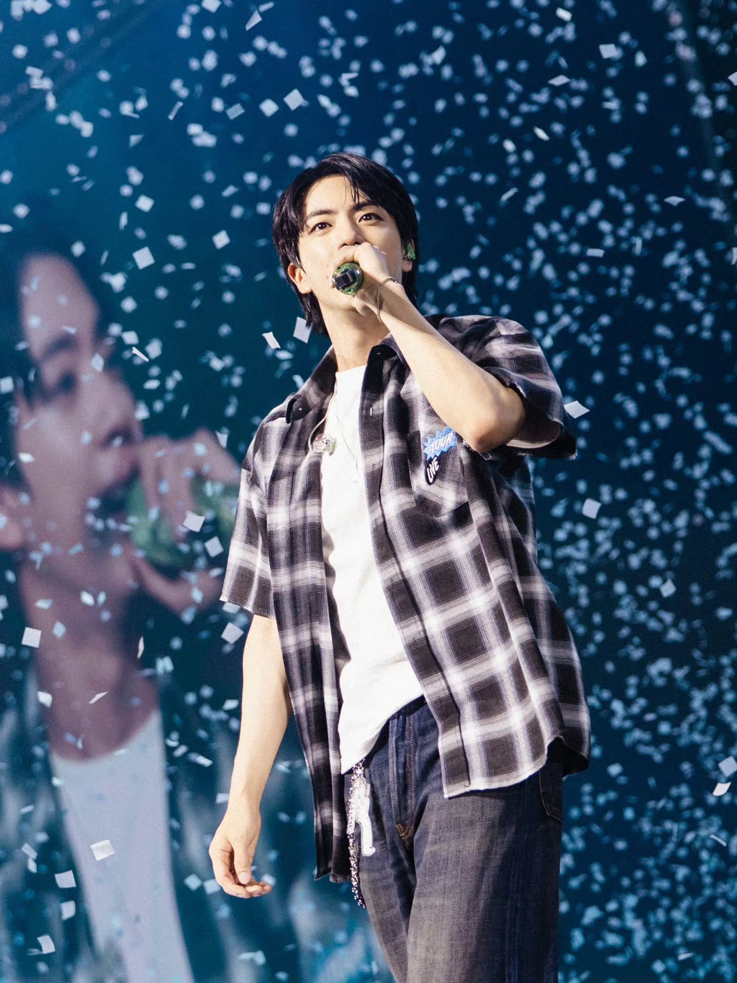 Recent activity shot of Jin (BTS)