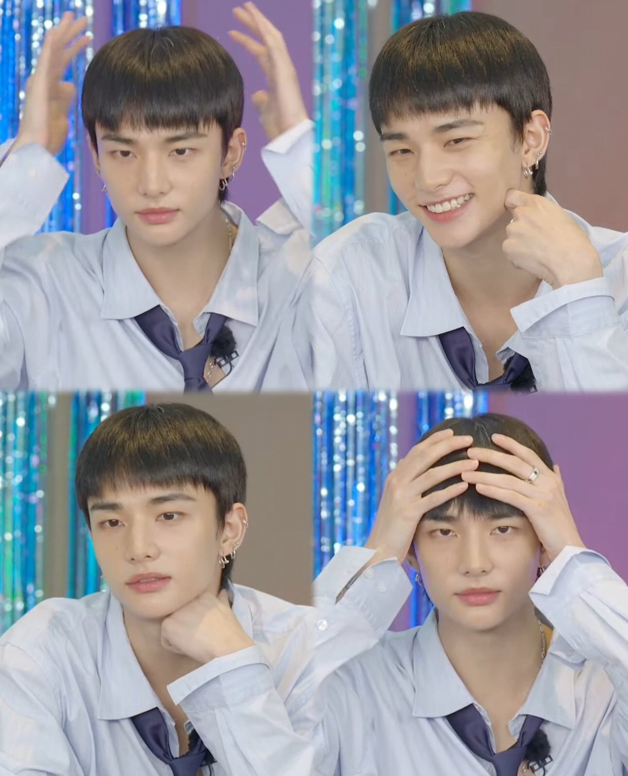 Foto aktivitas terbaru Hyunjin (Stray Kids)