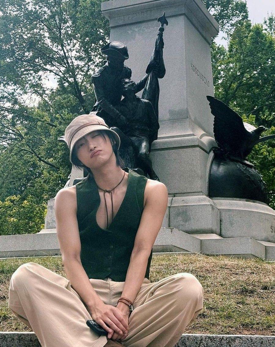 Recent activity shot of Seonghwa (ATEEZ)