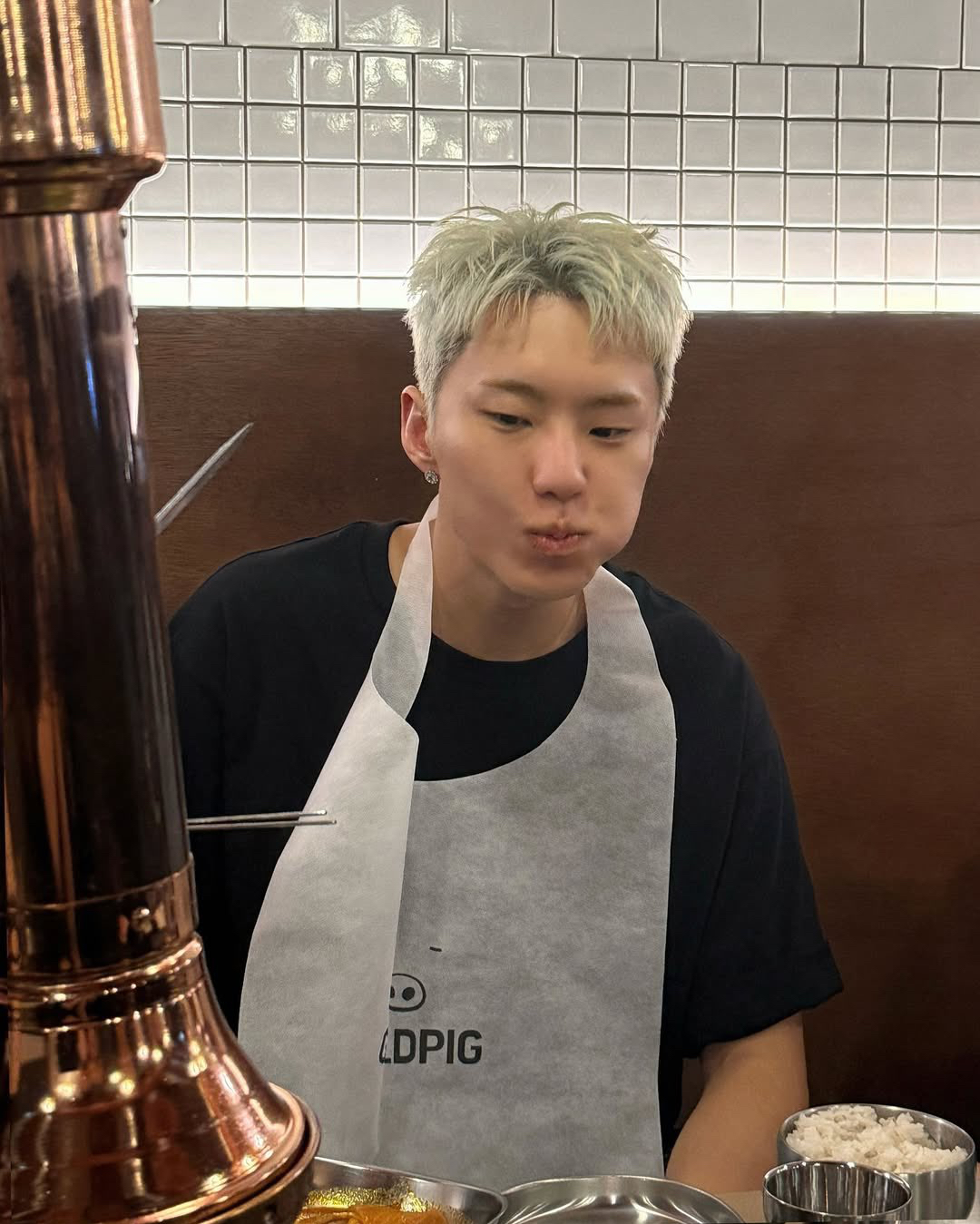 Recent activity shot of Hoshi (SEVENTEEN)
