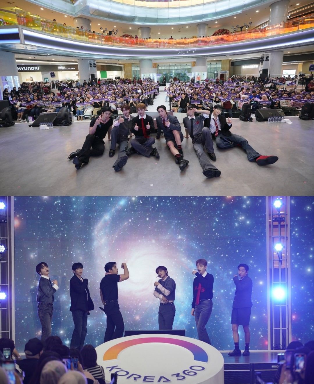 A moment captured by ONF's fan