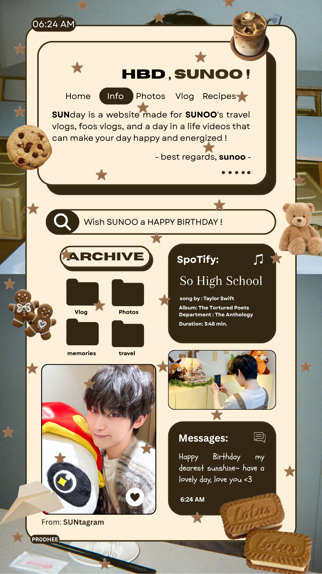 A heartfelt wallpaper shared by Heeseung (ENHYPEN)'s fans