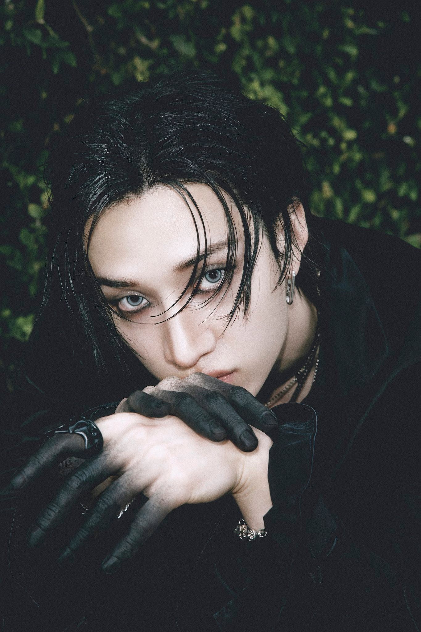 A moment captured by Stray Kids's fan