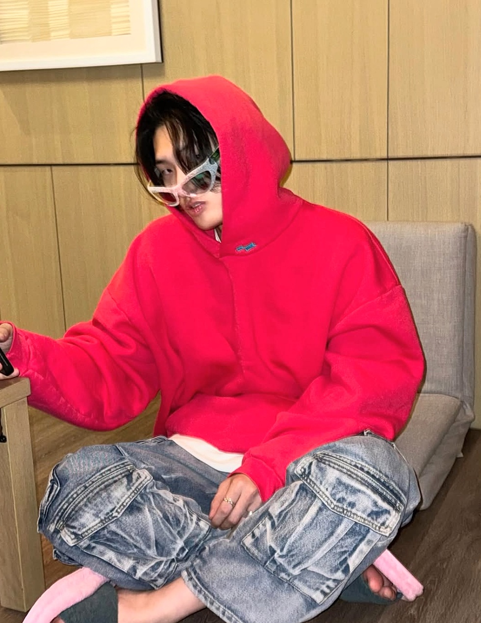 A moment captured by Mingi (ATEEZ)'s fan