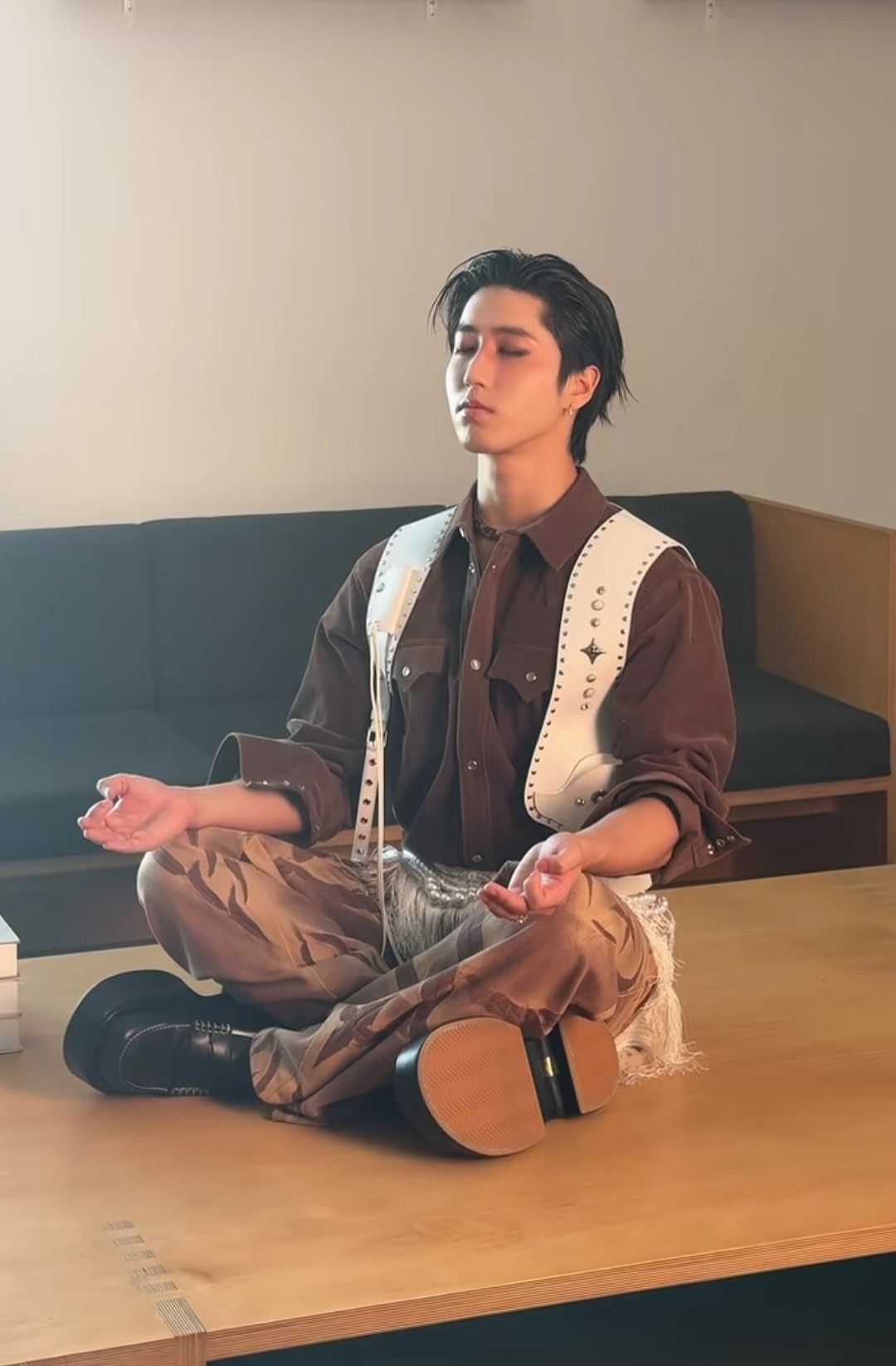 Recent activity shot of HAN (Stray Kids)