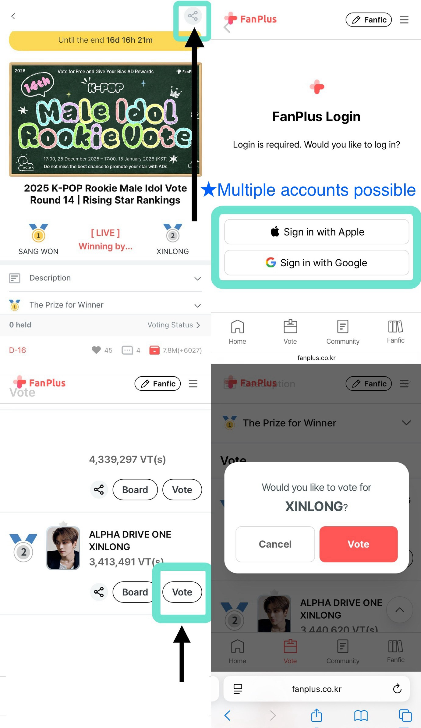 A moment captured by He Xinlong (ALPHA DRIVE ONE)'s fan