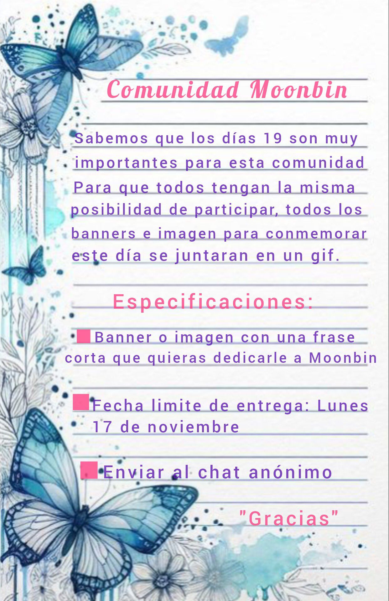 Recent activity shot of Moonbin (ASTRO)