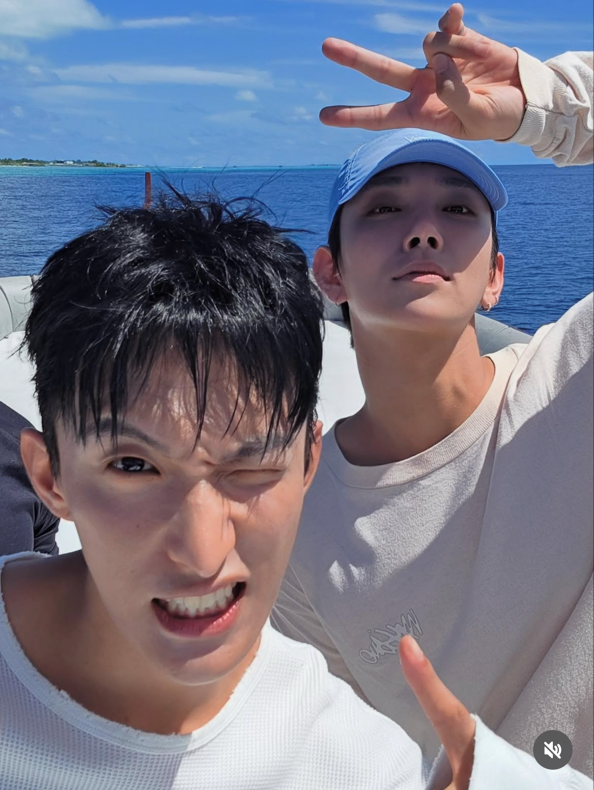 A moment captured by Joshua (SEVENTEEN)'s fan