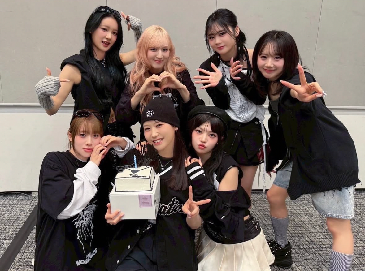 A moment captured by Kasahara Momona (ME:I)'s fan