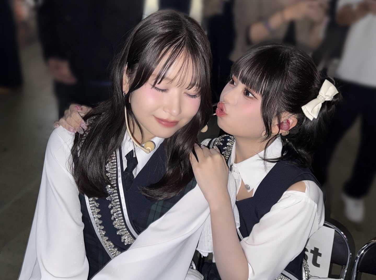 A moment captured by Kasahara Momona (ME:I)'s fan