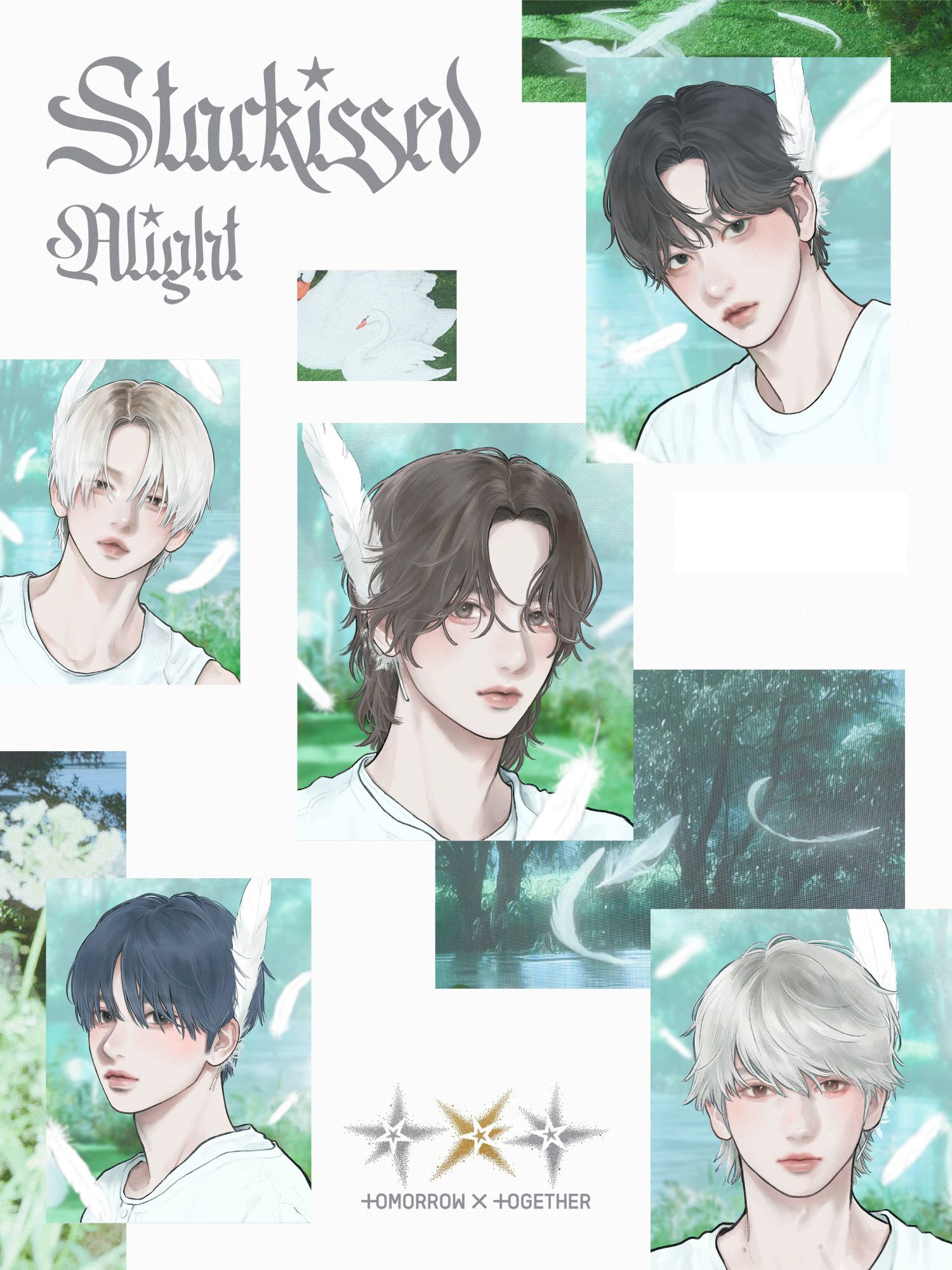 TOMORROW X TOGETHERの舞台裏ショット