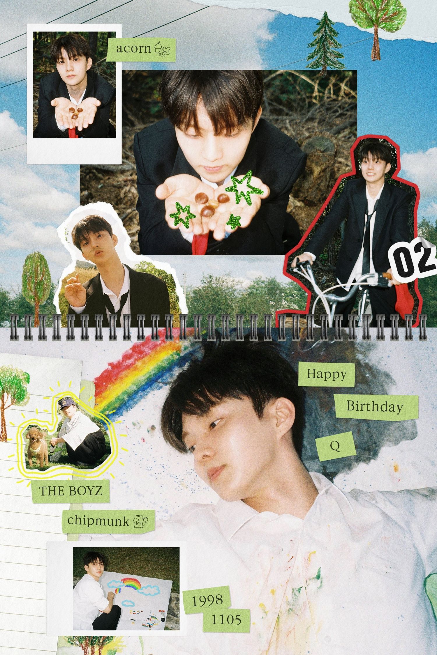 A moment captured by Q (THE BOYZ)'s fan