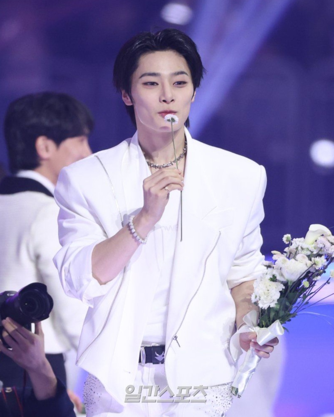 A moment captured by I.N (Stray Kids)'s fan