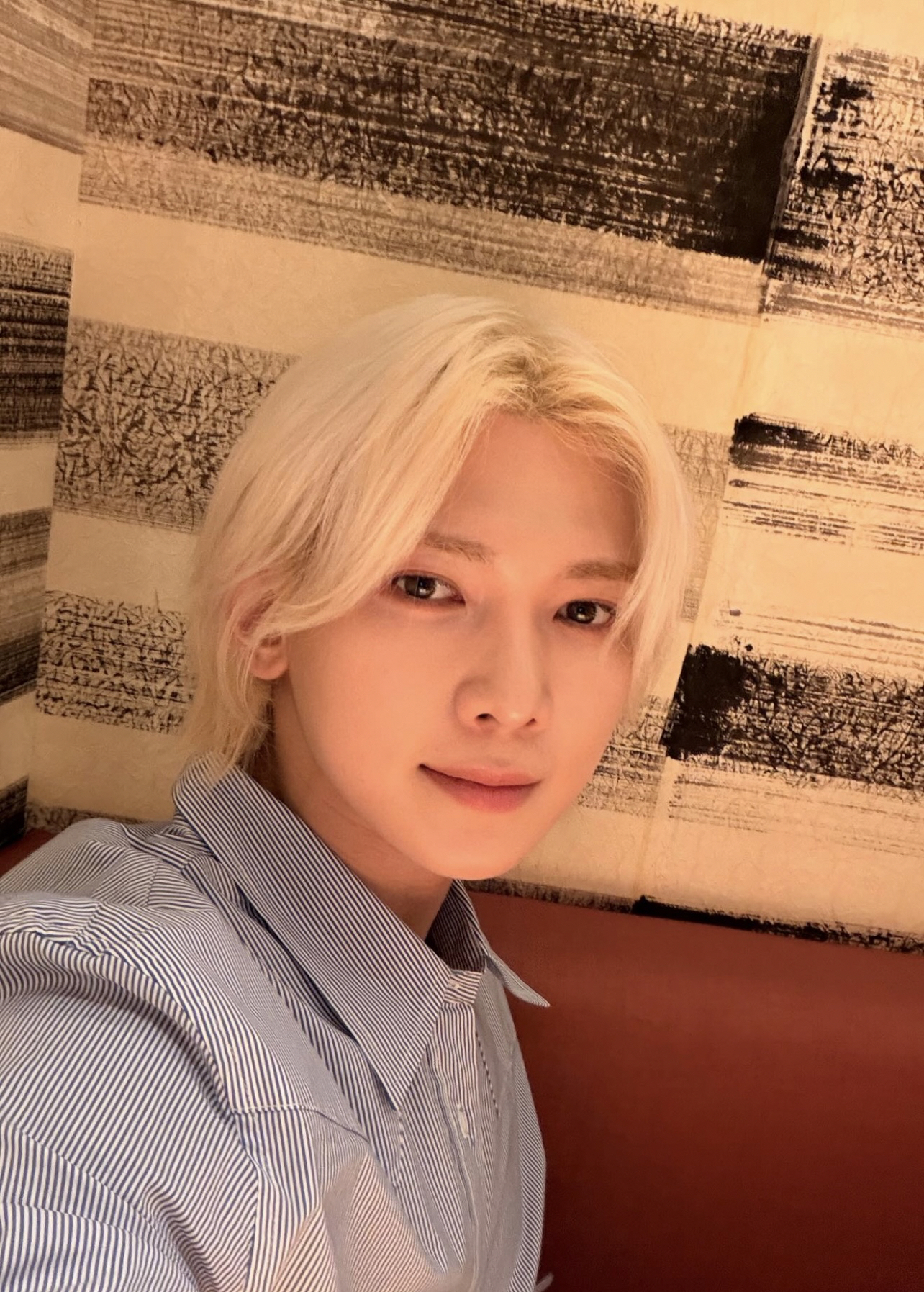 Recent activity shot of Yeosang (ATEEZ)