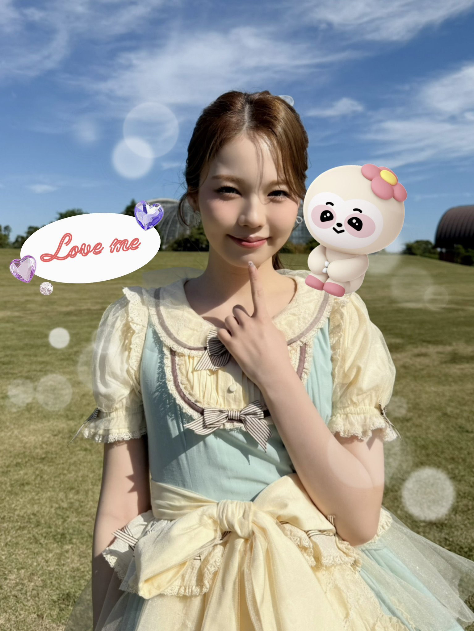 Behind-the-scenes cut of Ayaka (NiziU)