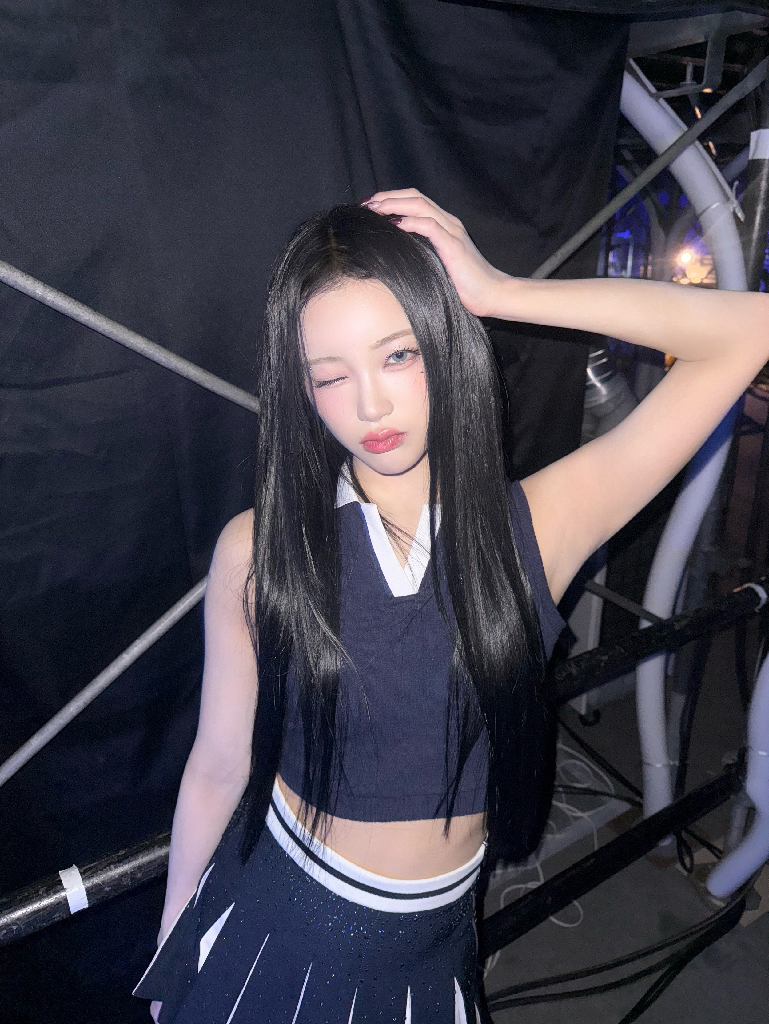 Behind-the-scenes cut of Sakurai Miu (ME:I)