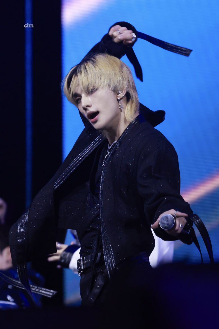 Recent activity shot of Hyunjin (Stray Kids)