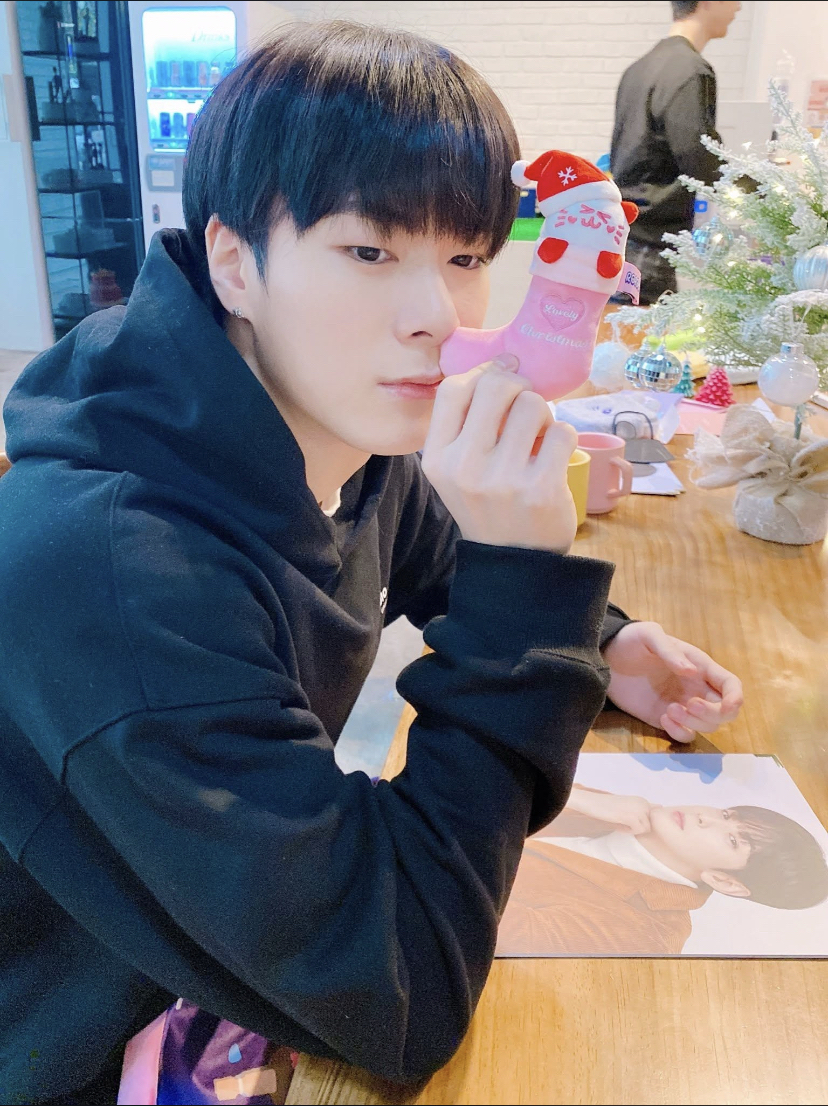 Recent activity shot of Moonbin (ASTRO)