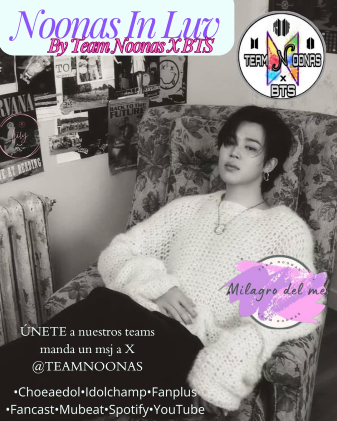 Recent activity shot of Jimin (BTS)