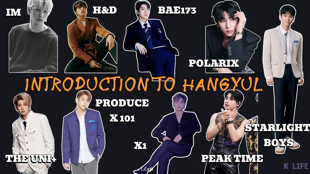 Behind-the-scenes cut of Hangyul (POLARIX)