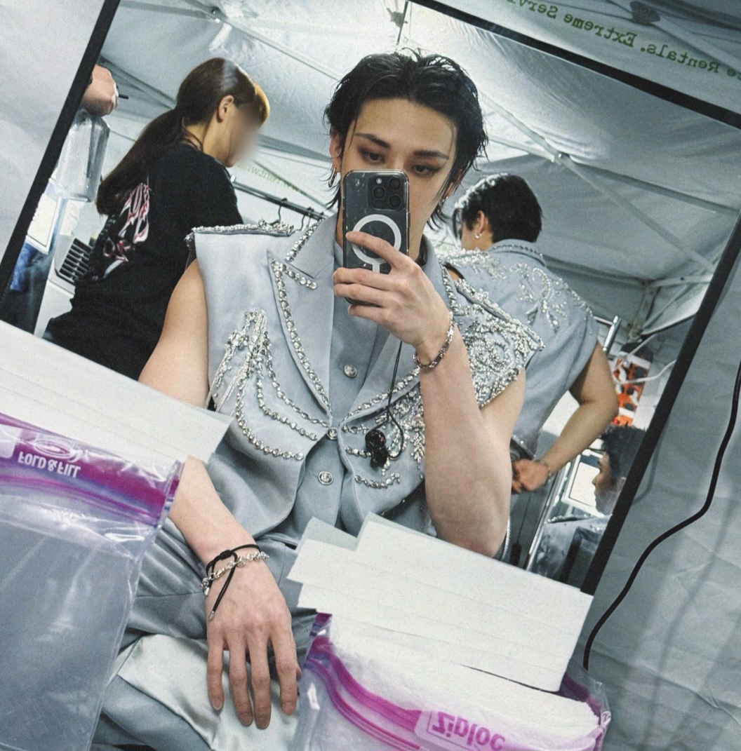 Behind-the-scenes cut of Bang Chan (Stray Kids)