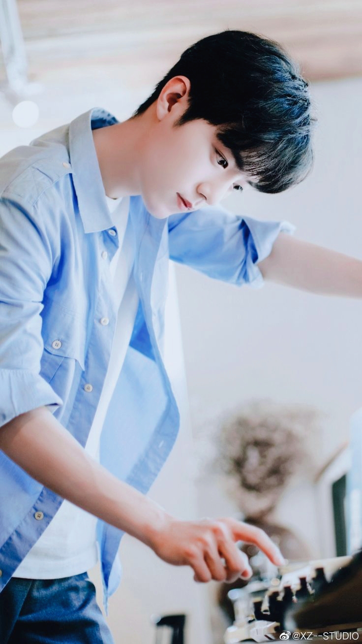 Latest photo of Xiao Zhan