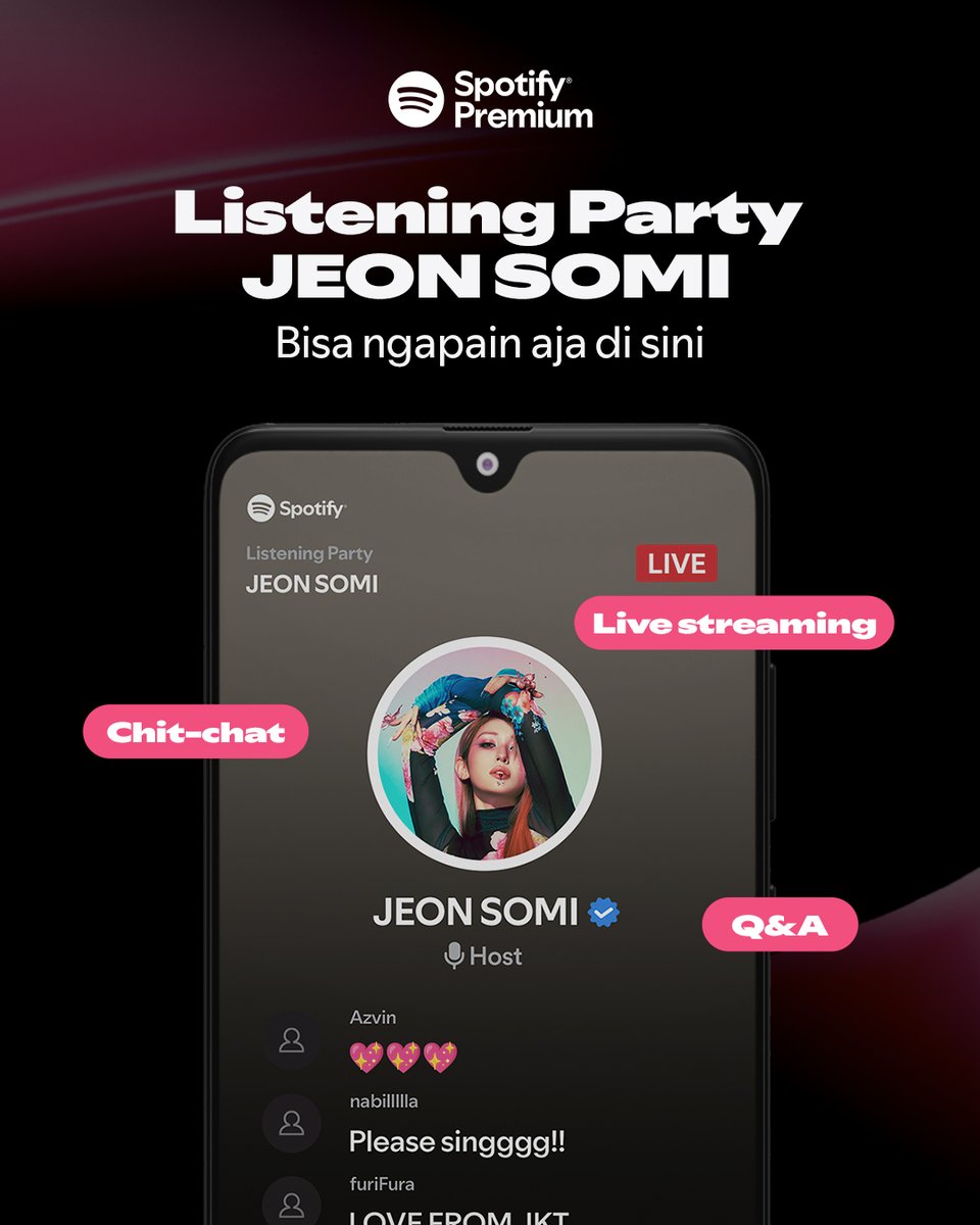 A moment captured by Jeon Somi's fan