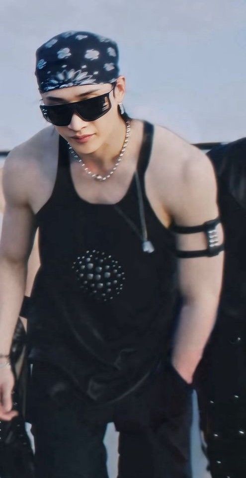 Recent activity shot of Bang Chan (Stray Kids)