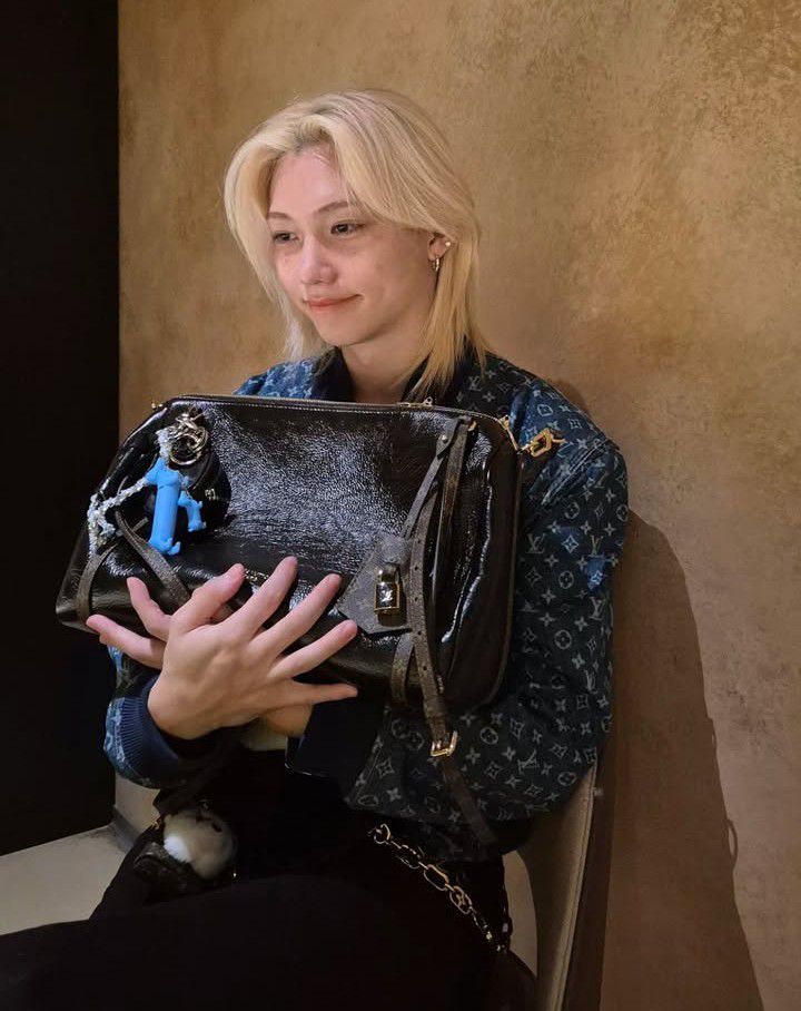 Recent activity shot of Felix (Stray Kids)