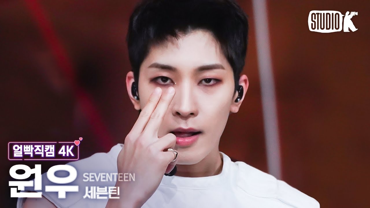 A moment captured by Wonwoo (SEVENTEEN)'s fan
