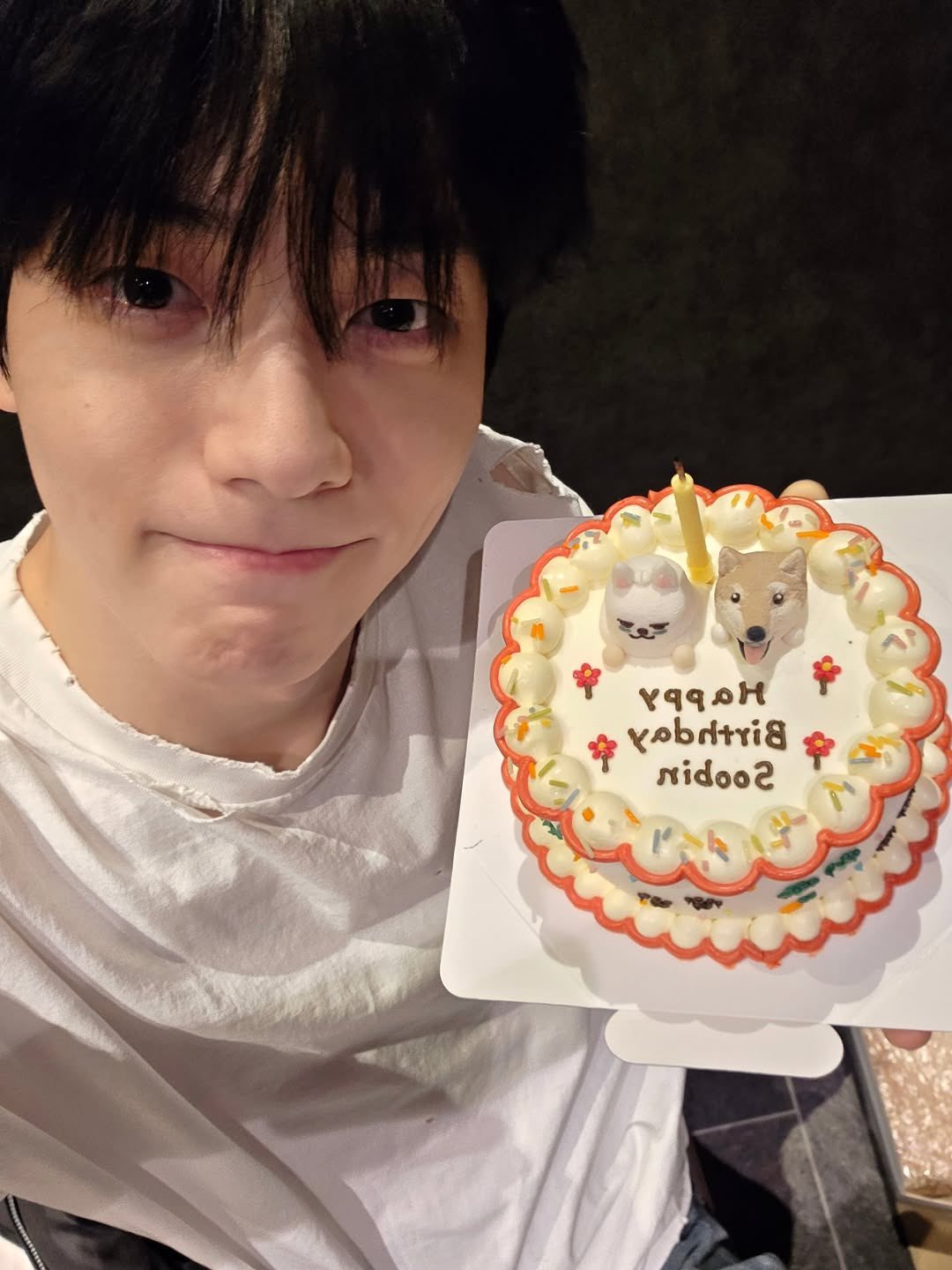 A moment captured by Soobin (TOMORROW X TOGETHER)'s fan