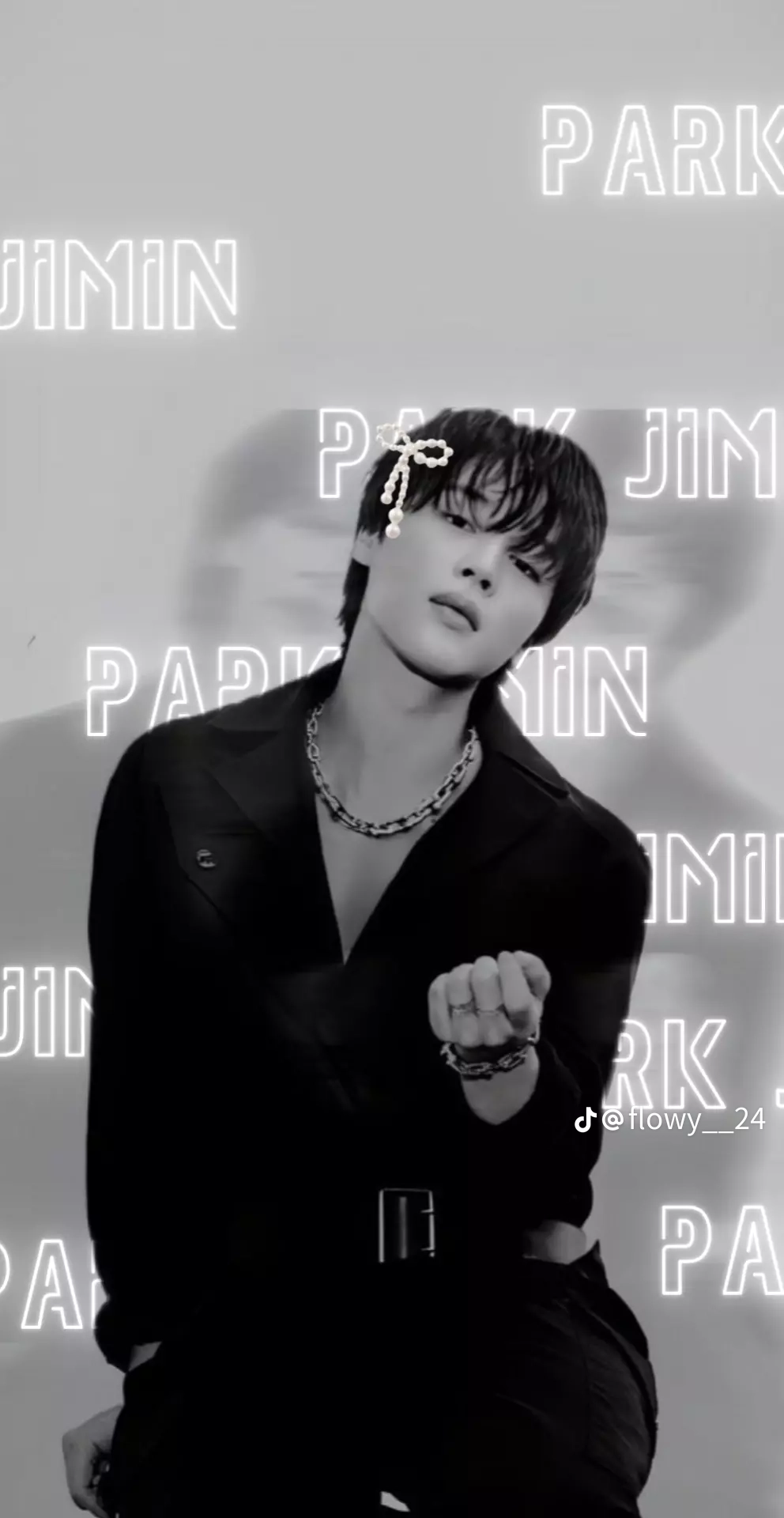 A heartfelt wallpaper shared by Jimin (BTS)'s fans