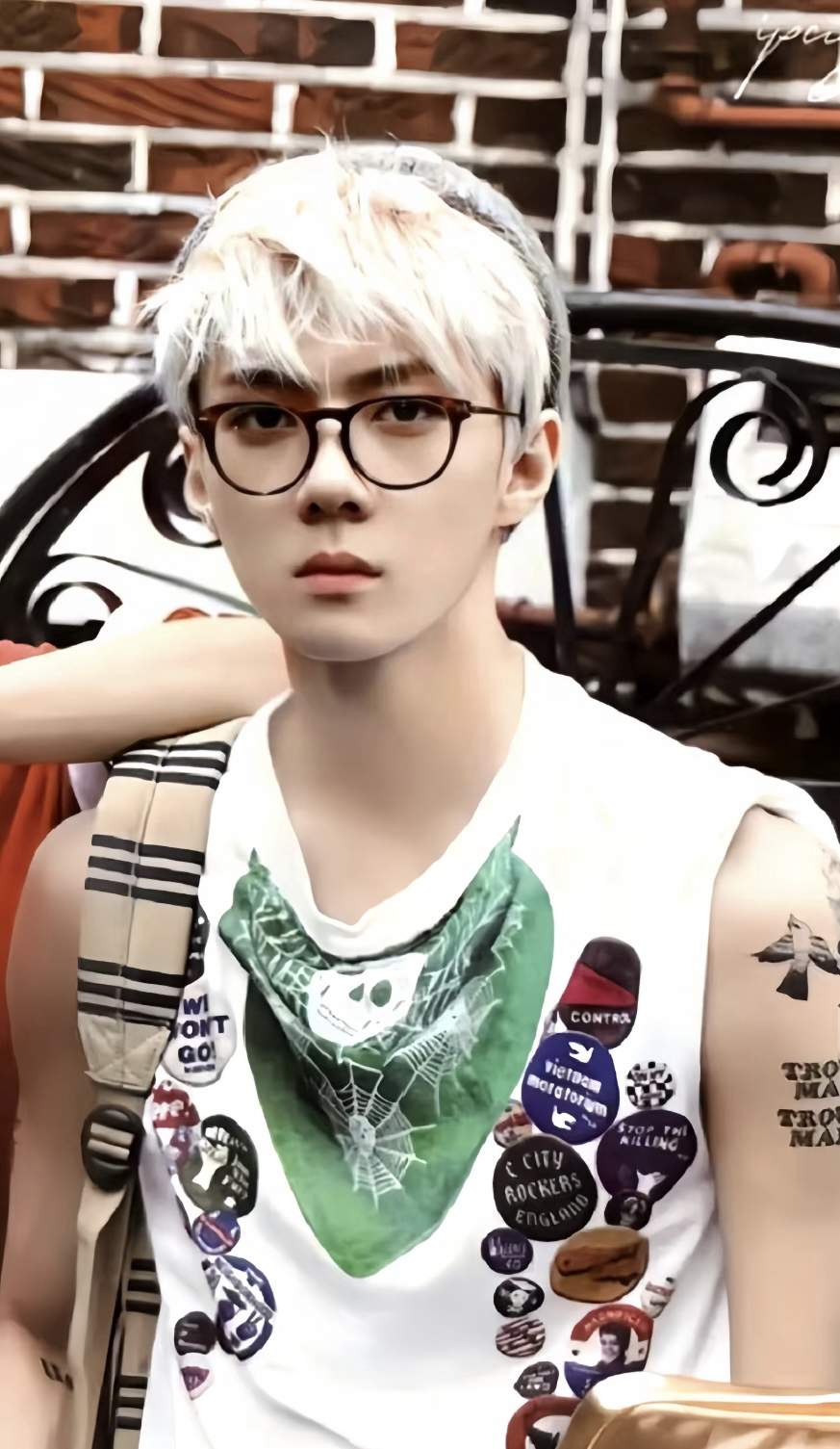 Fan-made special wallpaper for Sehun (EXO)