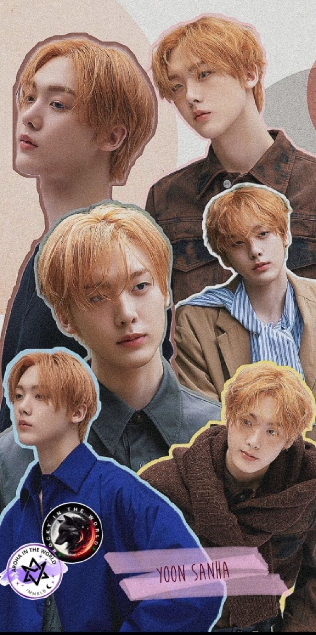 Wallpaper spesial buatan penggemar Sanha (ASTRO)