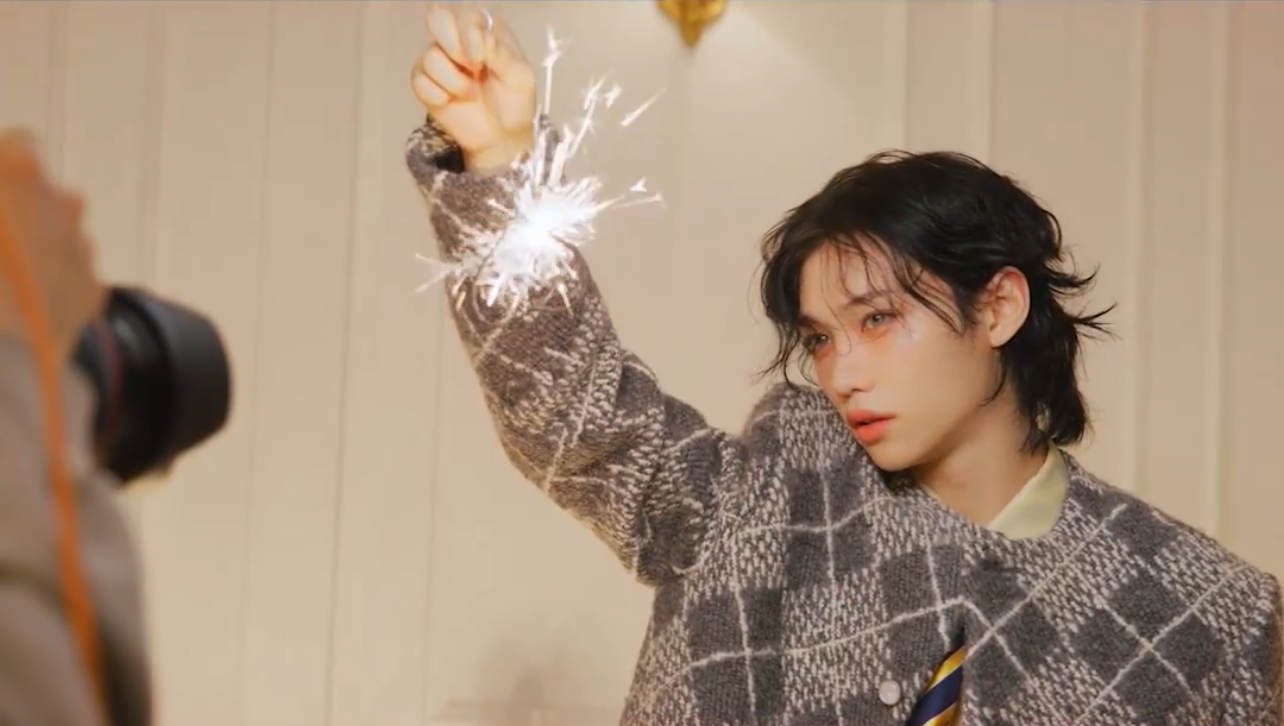 Felix (Stray Kids)粉丝拍下的瞬间