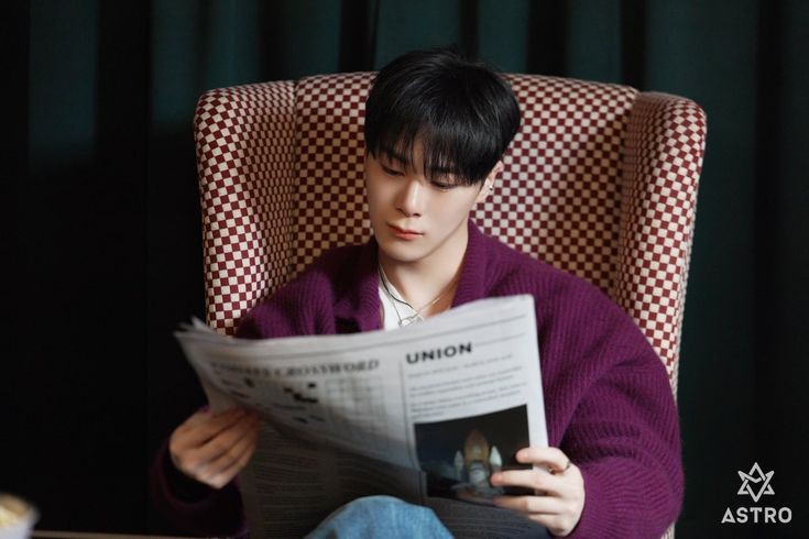 Recent activity shot of Moonbin (ASTRO)