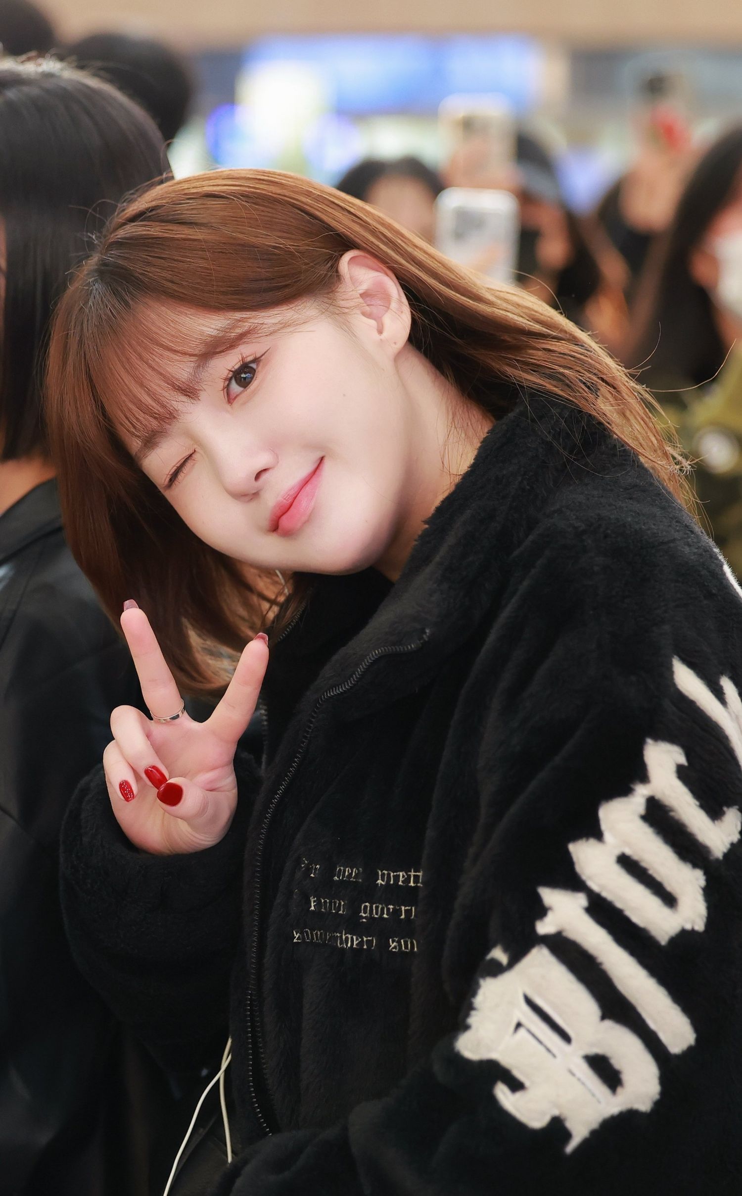 A moment captured by Kim Chaehyun (Kep1er)'s fan