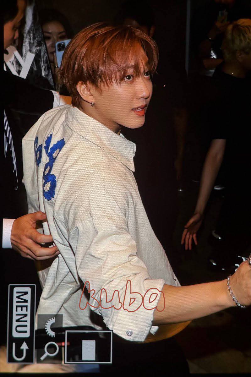 A moment captured by Changbin (Stray Kids)'s fan