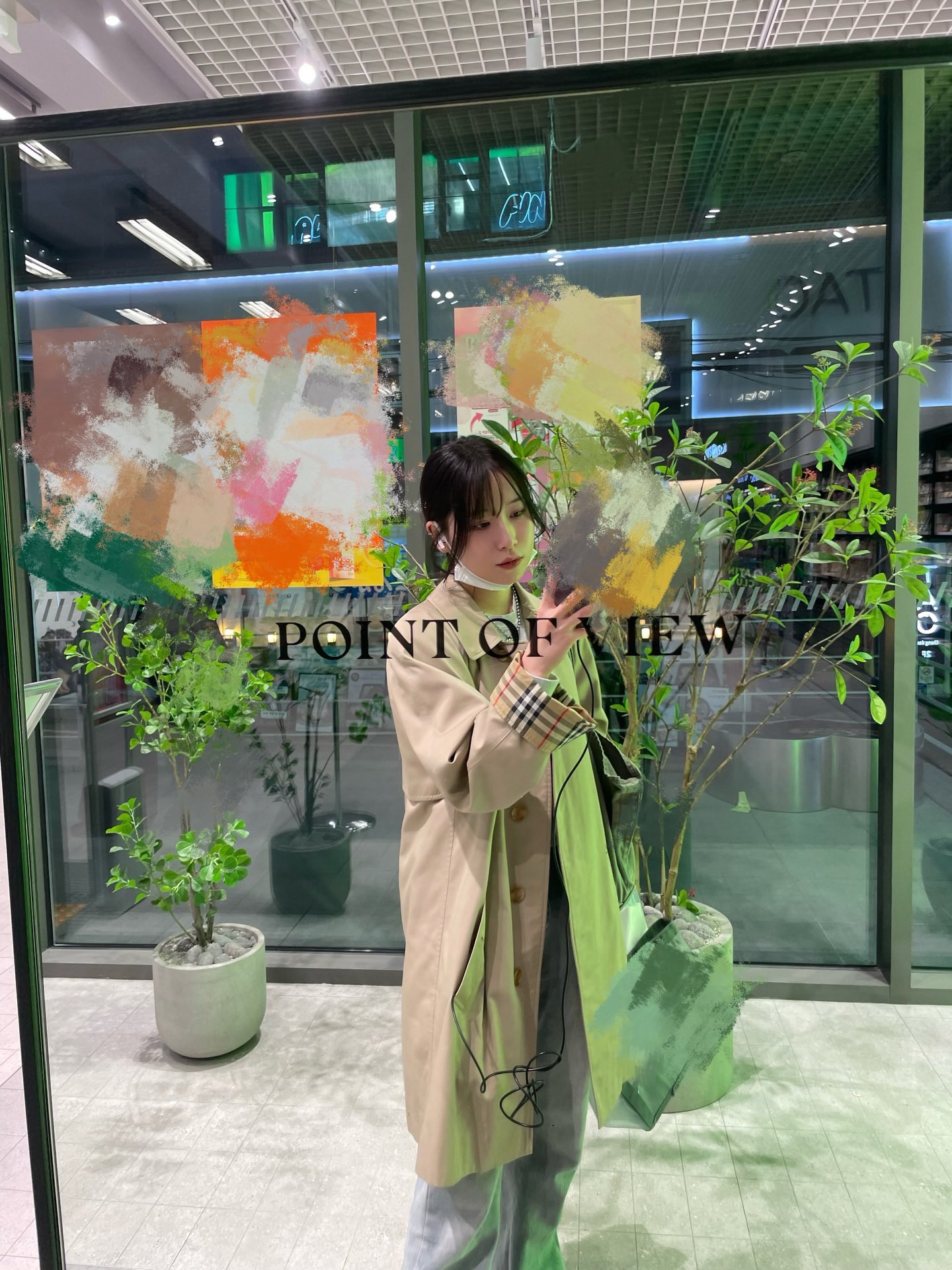 Recent activity shot of Kasahara Momona (ME:I)