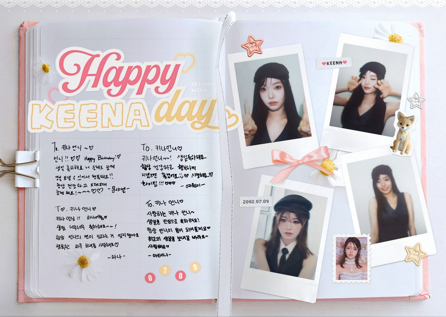 Behind-the-scenes cut of Keena (FIFTY FIFTY)