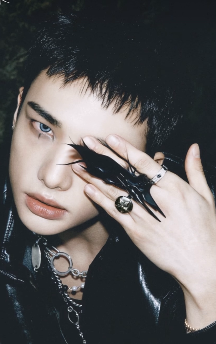 A moment captured by Hyunjin (Stray Kids)'s fan