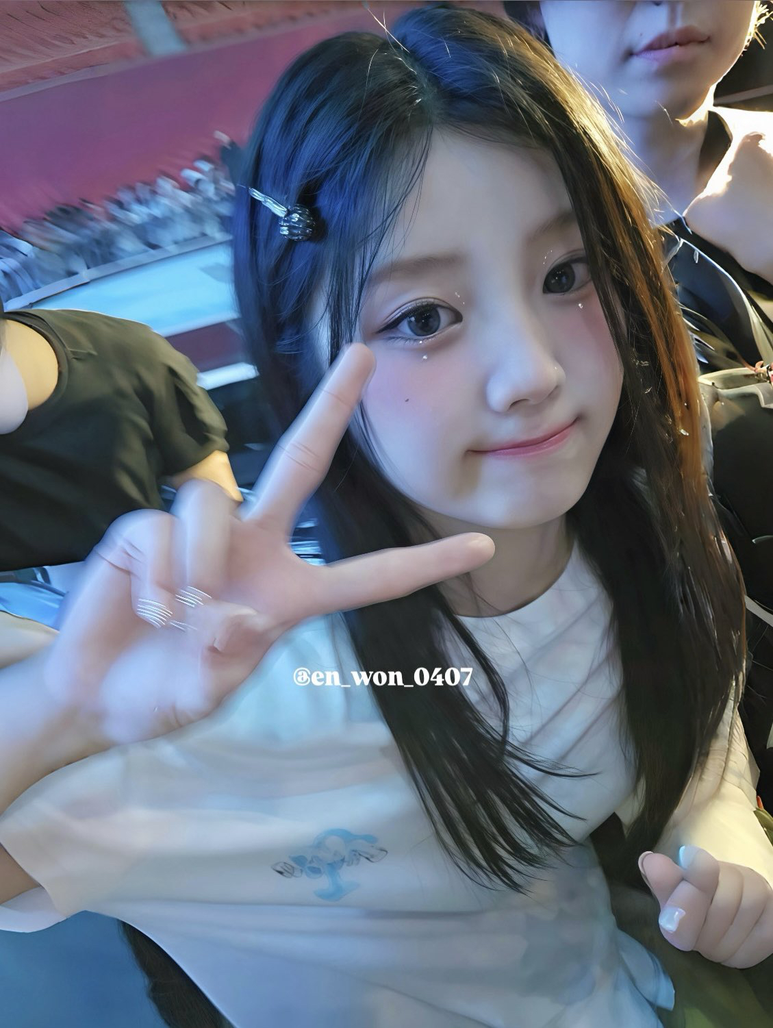 Recent activity shot of Wonhee (ILLIT)