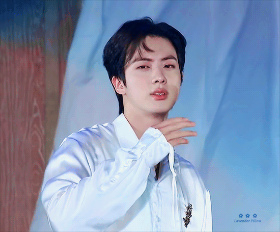 Recent activity shot of Jin (BTS)