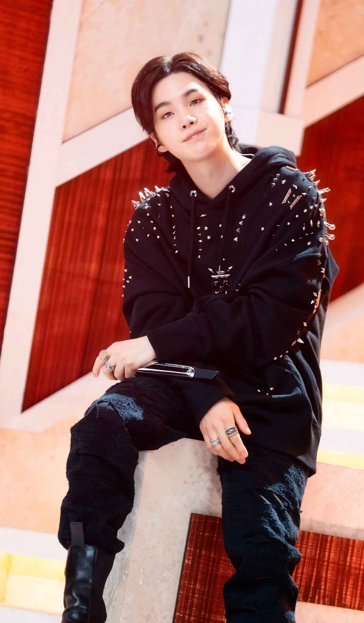 SUGA (BTS)の舞台裏ショット