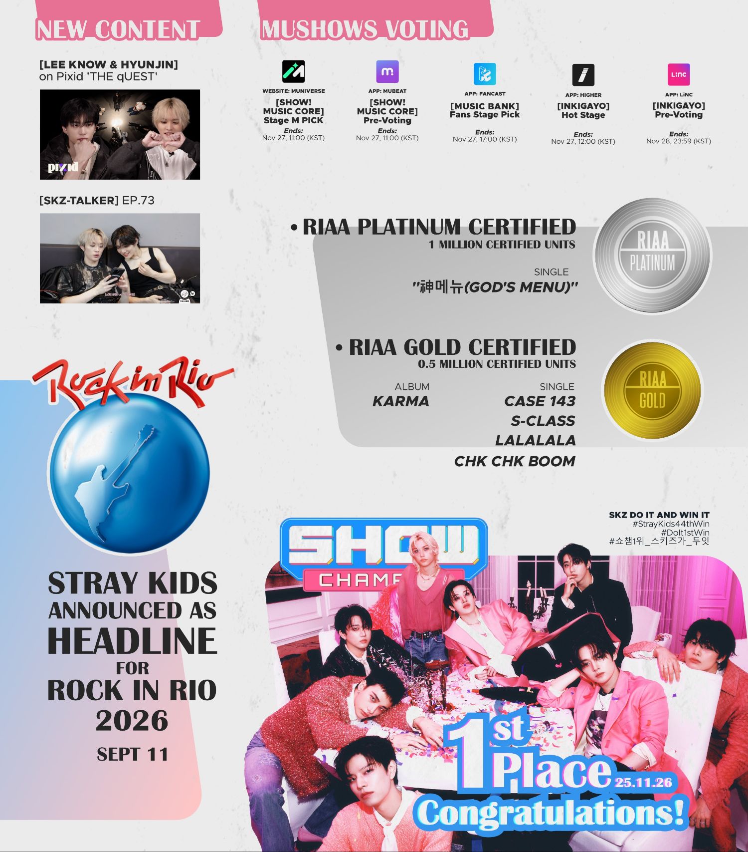 Stray Kids의 비하인드 컷