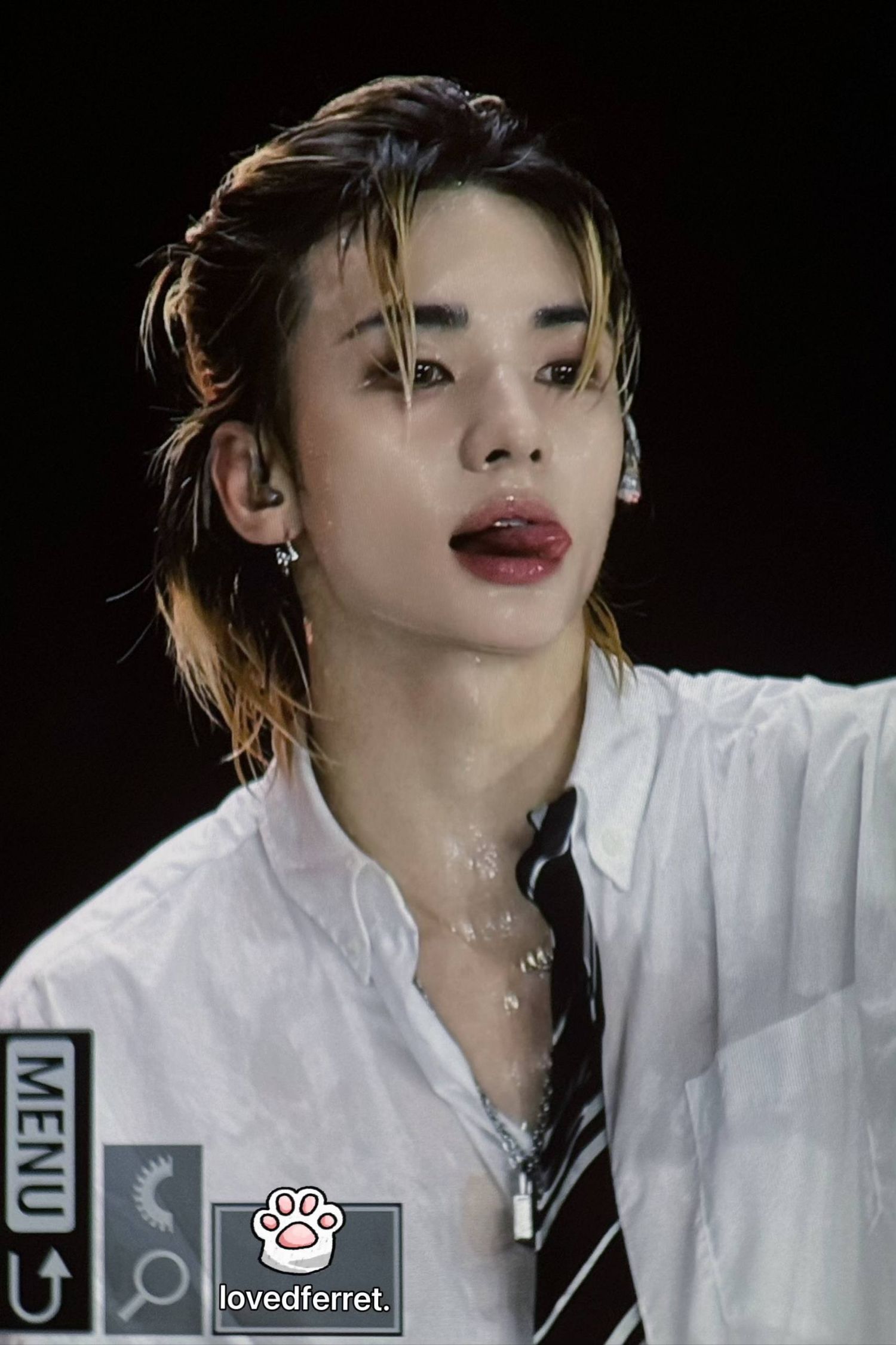 Recent activity shot of Hyunjin (Stray Kids)