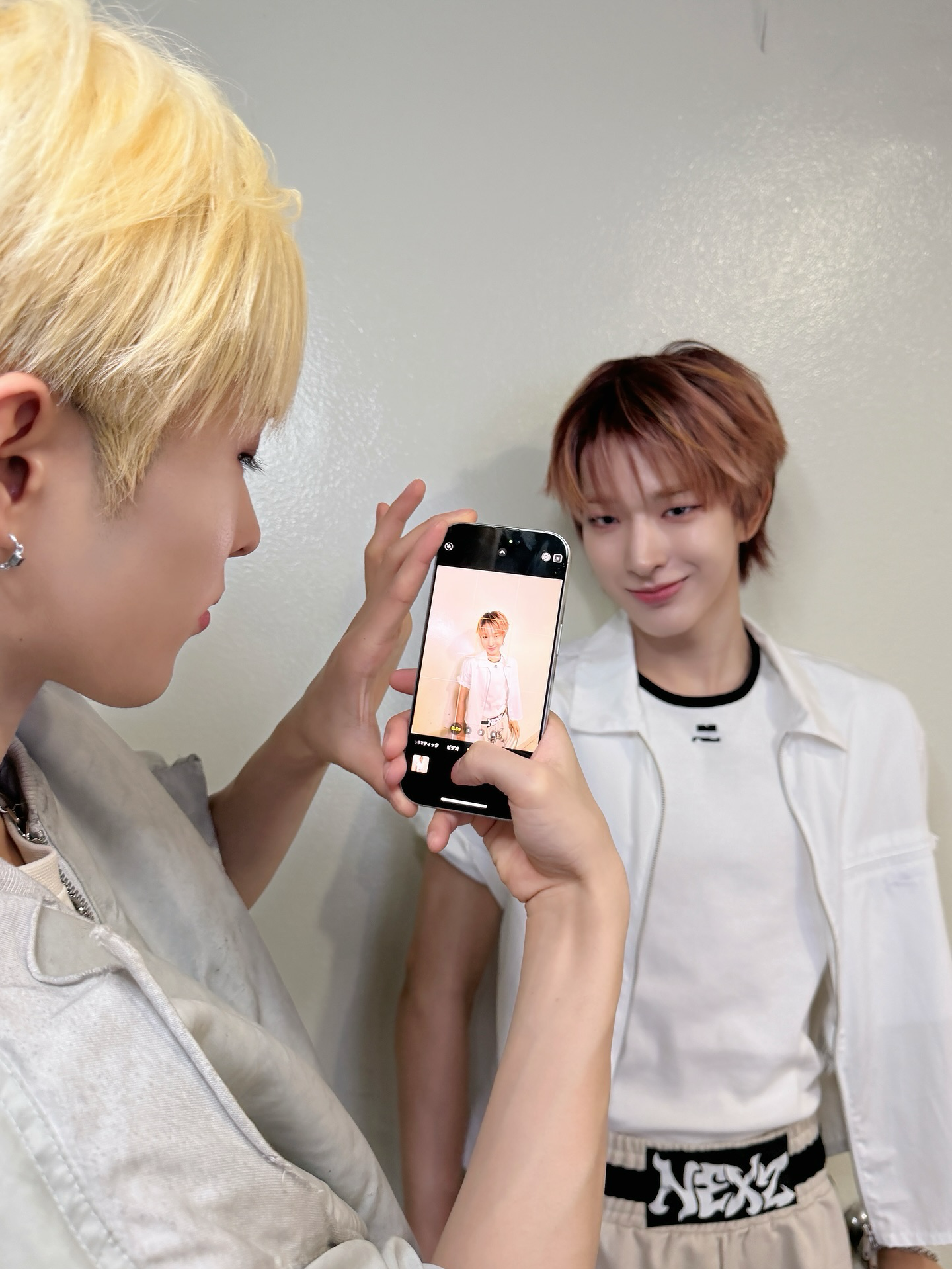 Behind-the-scenes cut of Tomoya (NEXZ)