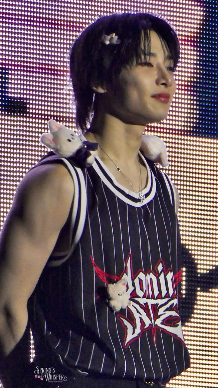 A moment captured by I.N (Stray Kids)'s fan