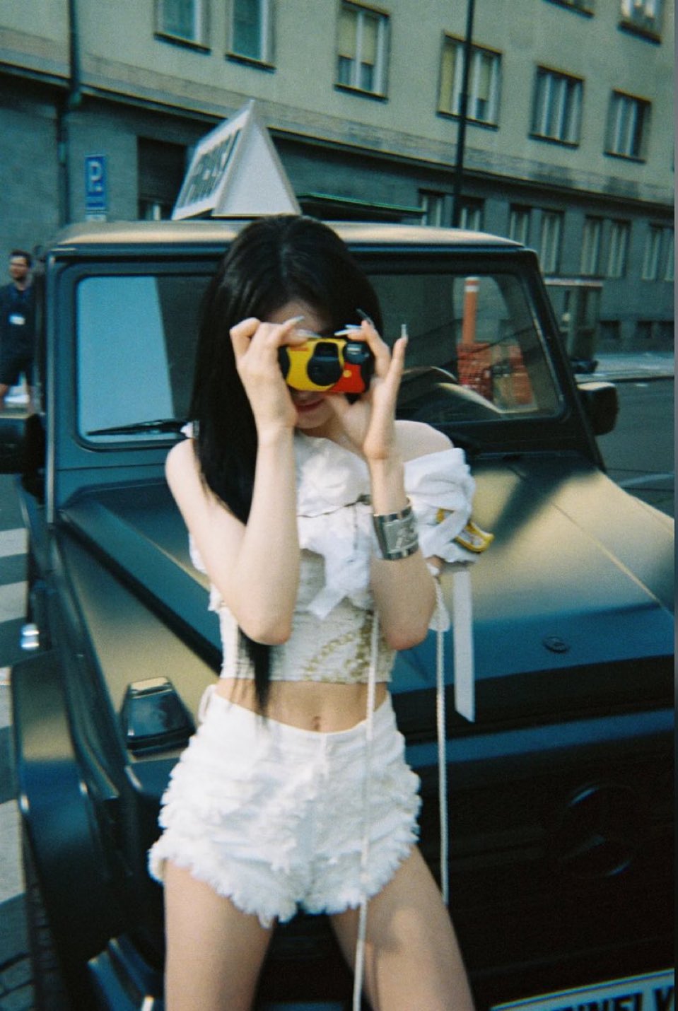 A moment captured by Chaeryeong (ITZY)'s fan